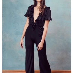 For love & lemons open back romper jumpsuit